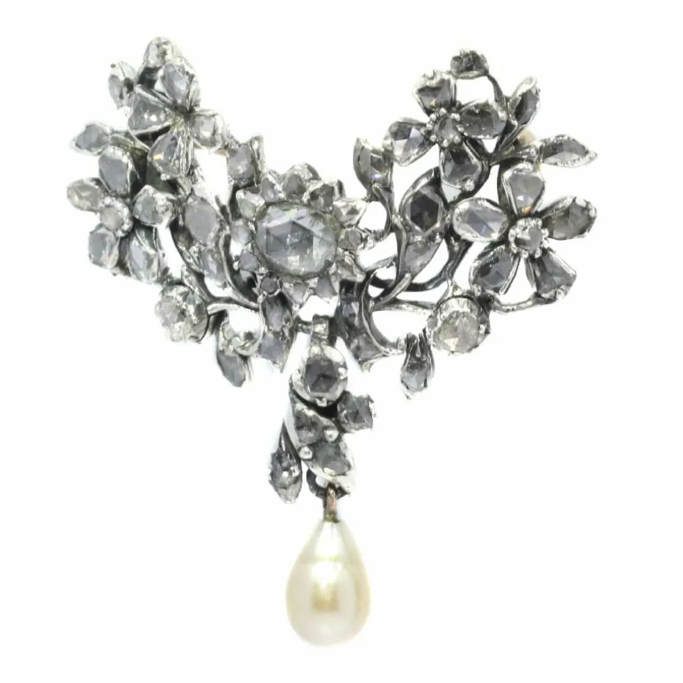 Broche diamant