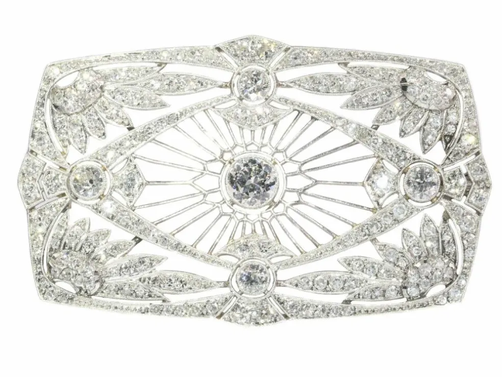 Broche diamant