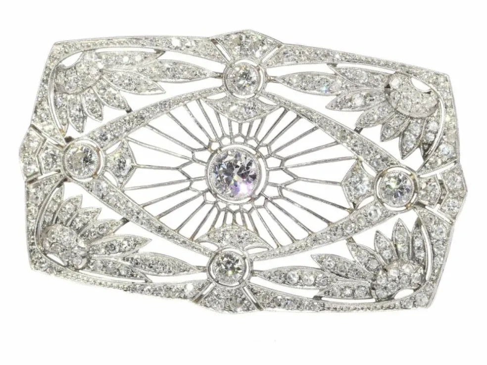 Broche diamant