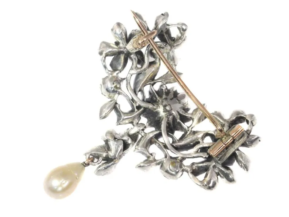Broche diamant