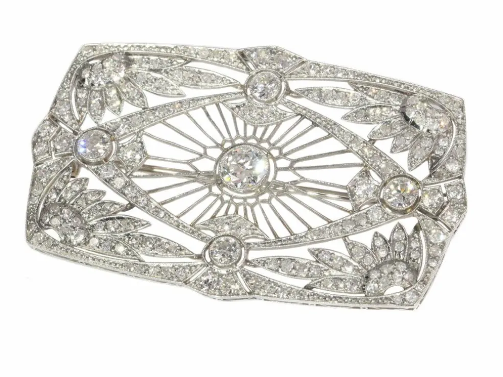 Broche diamant