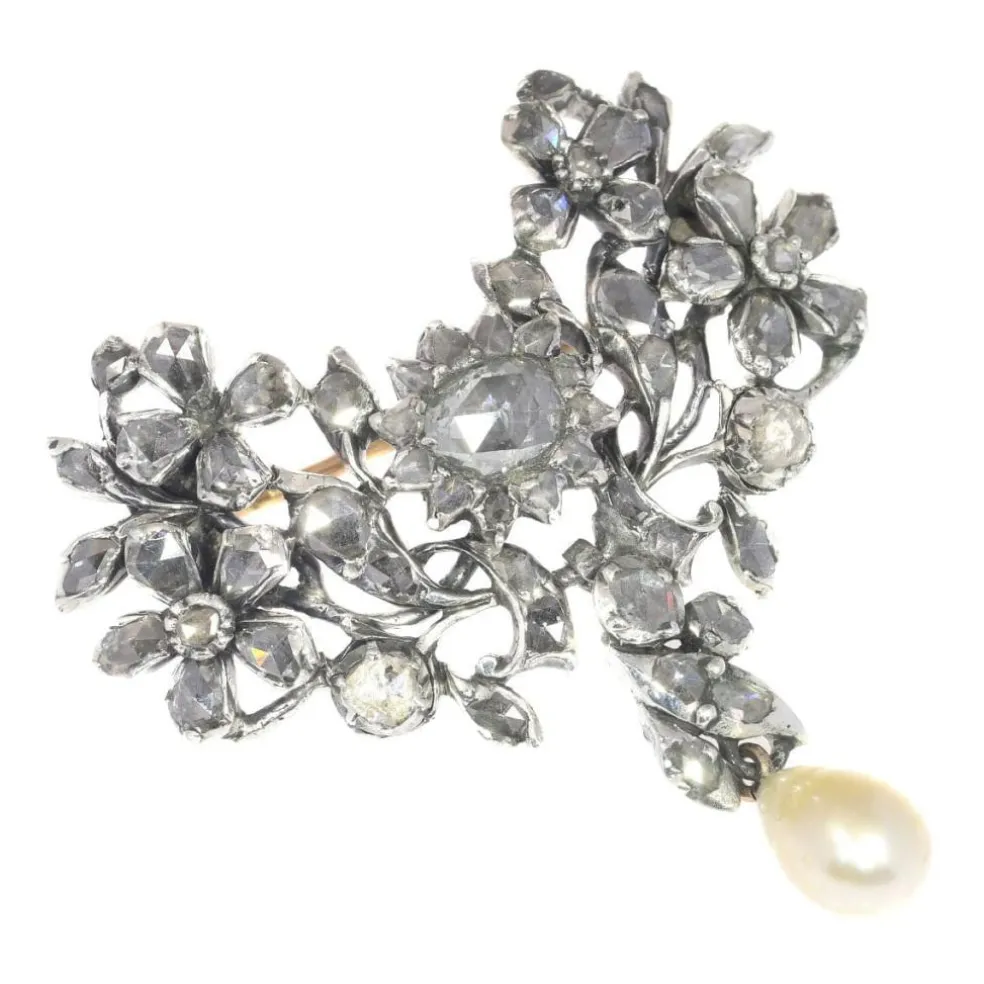 Broche diamant