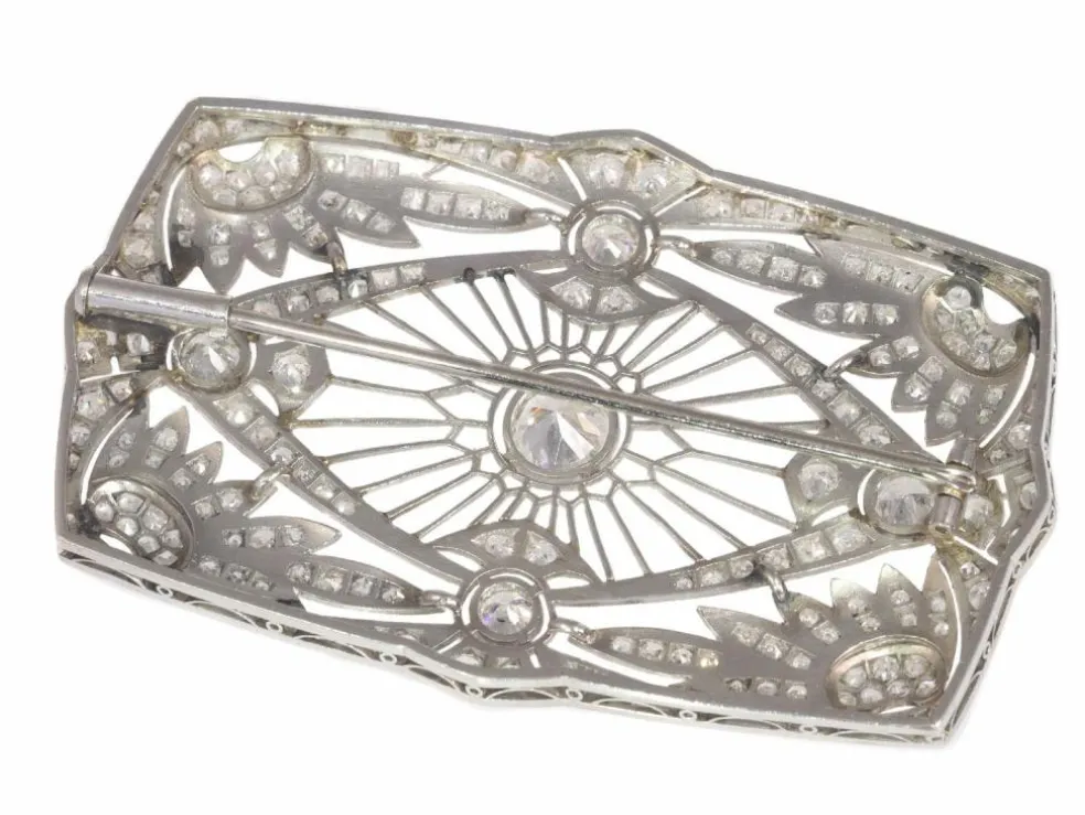 Broche diamant