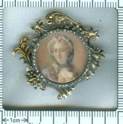 Broche, diamant, or