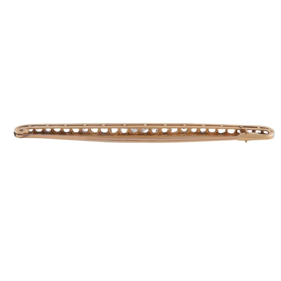Broche diamants