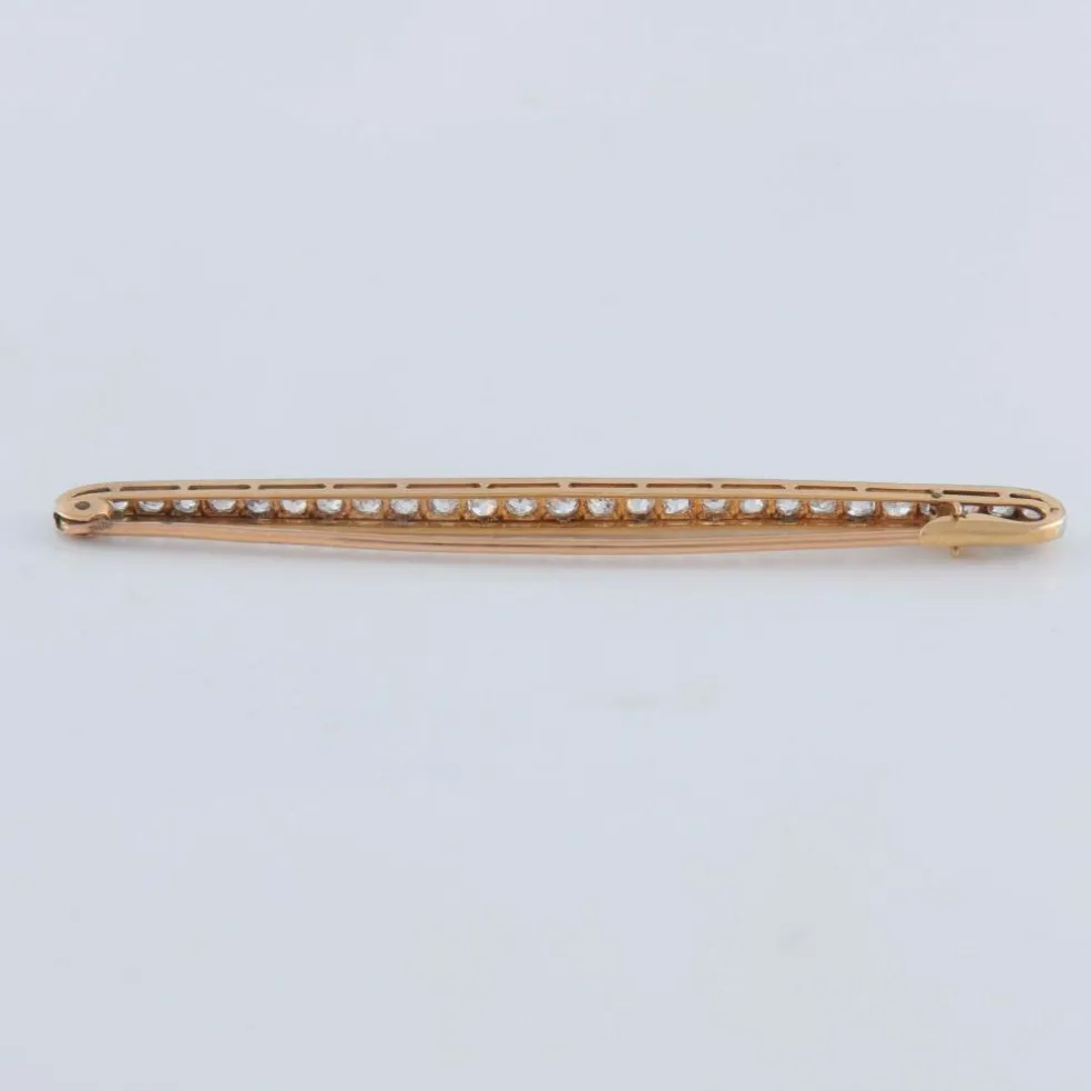 Broche diamants
