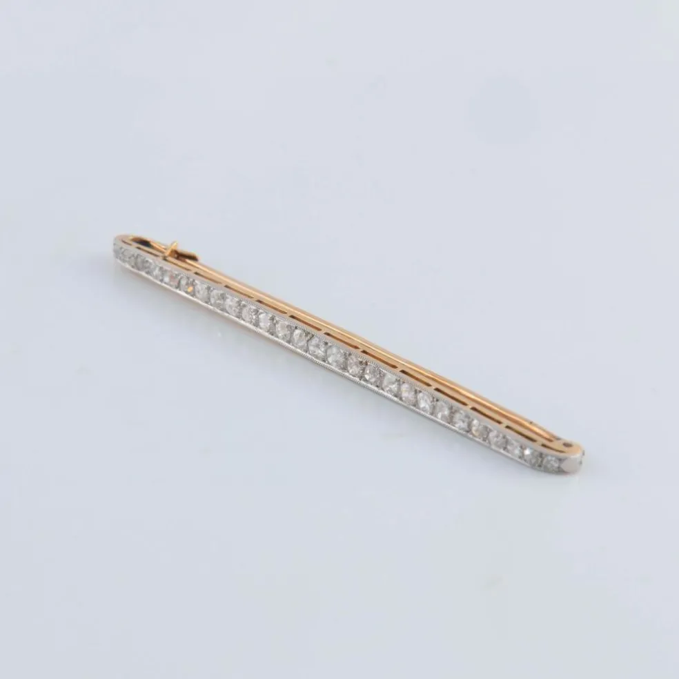 Broche diamants
