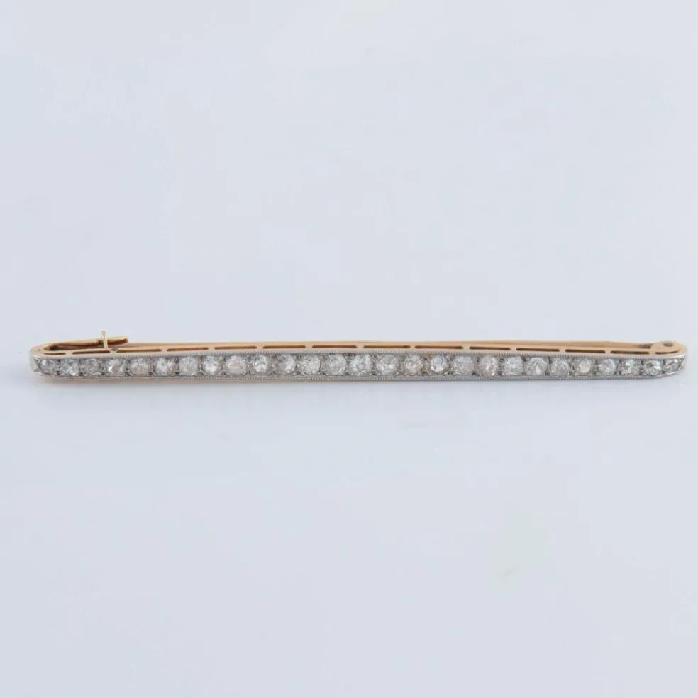 Broche diamants
