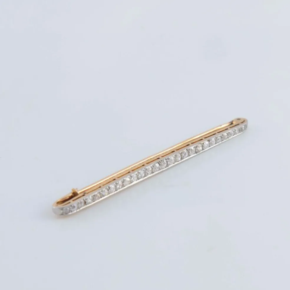 Broche diamants