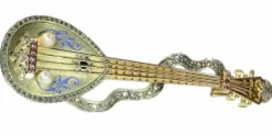 Broche diamants, émail