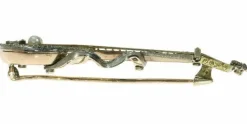 Broche diamants, émail