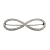 Broche Diamants Or Blanc Platine