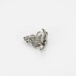 BROCHE Diamants, Or gris