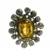 Broche du XVIIIe siècle en forme de soleil rayonnant