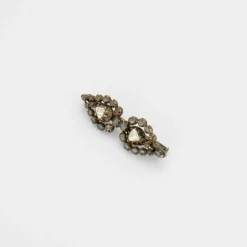 BROCHE EN ARGENT DIAMANTS