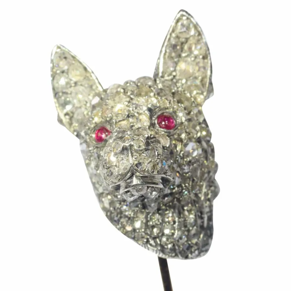 Broche en diamant