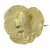 Broche en or
