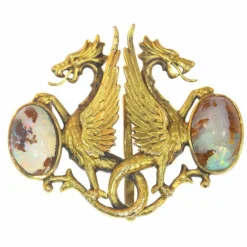 Broche en or