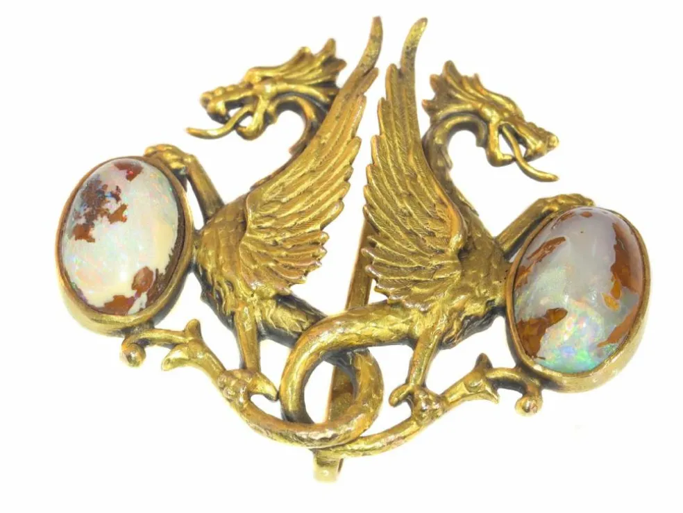Broche en or
