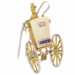 Broche en or
