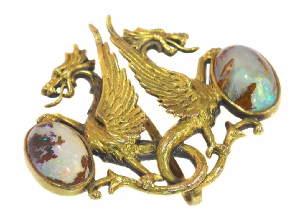 Broche en or