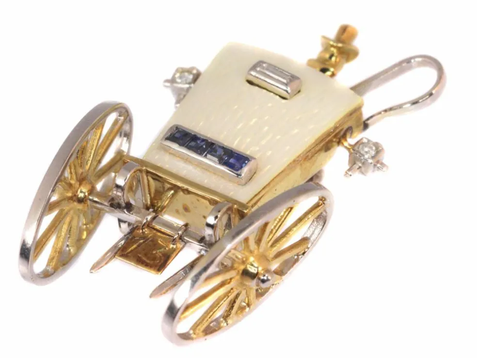 Broche en or