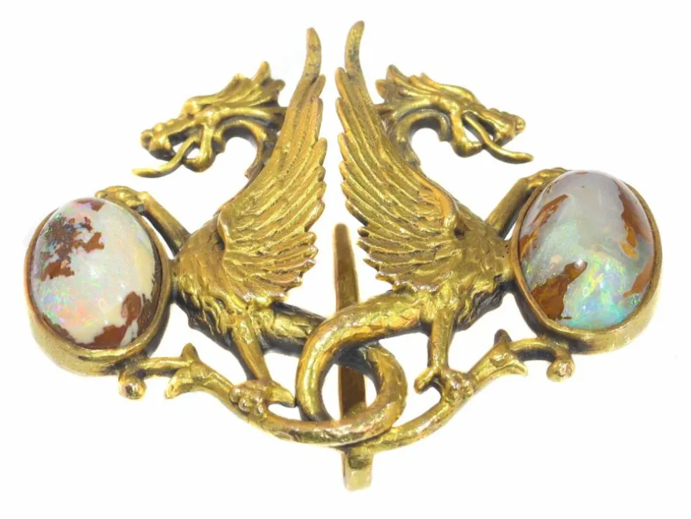 Broche en or