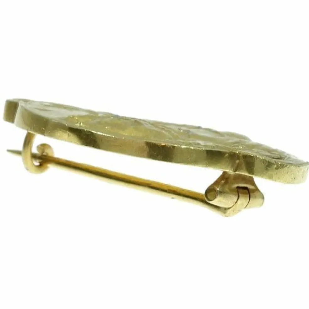 Broche en or