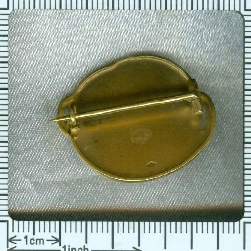 Broche en or