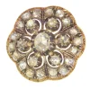 Broche en or avec diamants