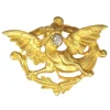 Broche en or, diamant