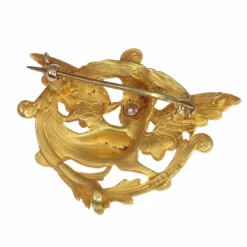 Broche en or, diamant