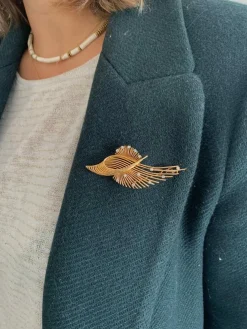 Broche en or et diamants