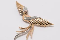 broche en or et diamants