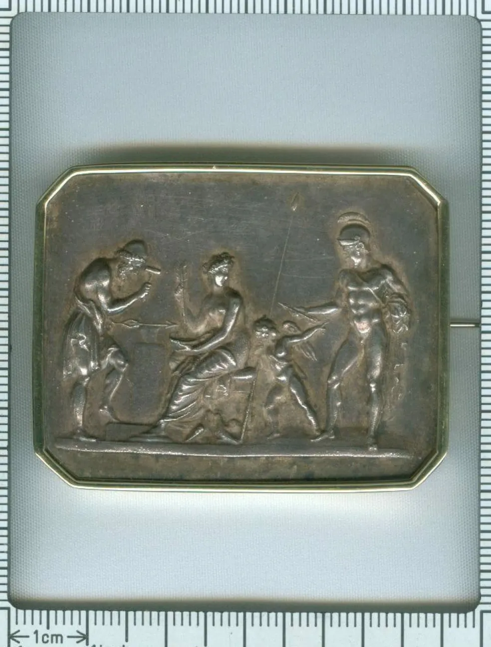 Broche en or et plaqué or