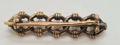 Broche en Or rose, perle de culture