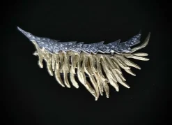 Broche et pendentif ornée de 2 carats de brillants