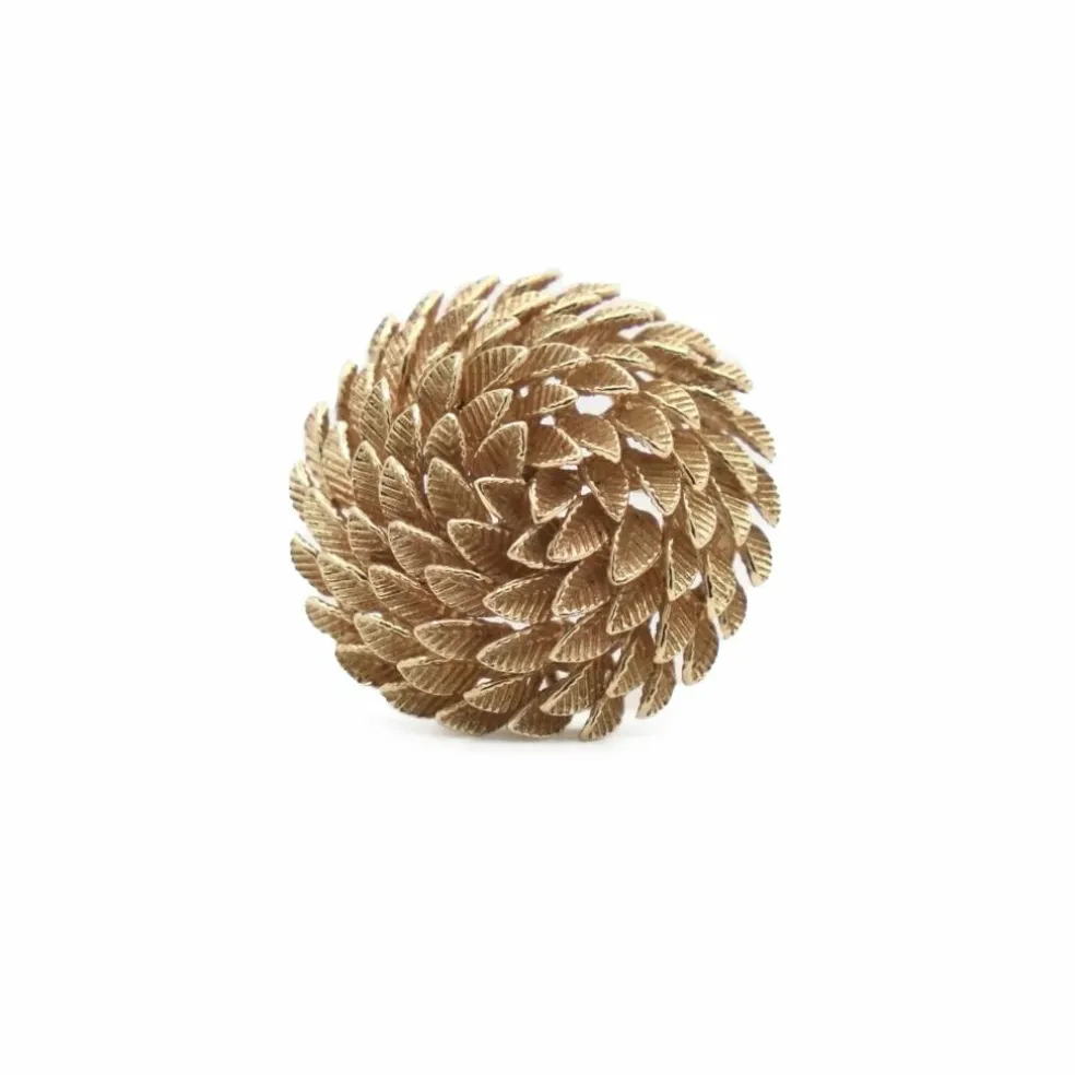 Broche Feuillage Or jaune