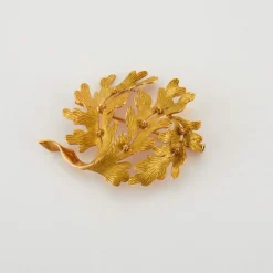 Broche "Feuille" 2 Ors