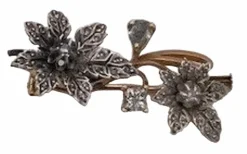 Broche Fleur Bicolore & Diamants
