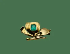 Broche fleur des années 1940