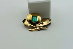 Broche fleur des années 1940