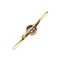 Broche Fleur diamants