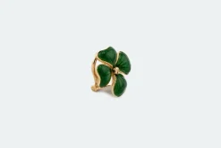 Broche fleur en or jaune