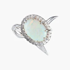 Broche Fleur Opale