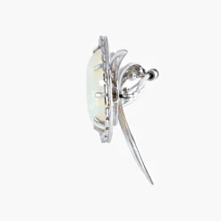Broche Fleur Opale