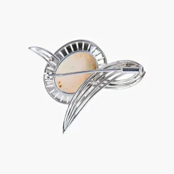 Broche Fleur Opale