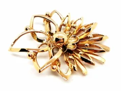 Broche Fleur Or jaune