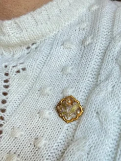 Broche florale Art Nouveau