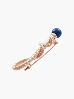 Broche Fouet Lapis lazuli